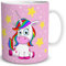 TRIOSK Tasse Einhorn lustig mit Regenbogen Unicorn Lady Sit-in Geschenk für Einhornfans Frauen Freundin Mädchen Kinder Geburtstag Rosa