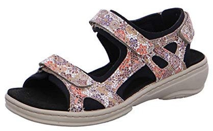 Fidelio Gini, Damen Trekking Sandale Leder Wechselfussbett Mix Romance (37)