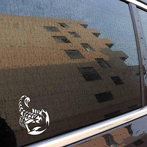 Stukk Stickers Wild Scorpion Band Symbol Spaß Fenster Stoßfänger Aufkleber Vinyl Aufkleber 12,7 cm x 17,7 cm - Weiß