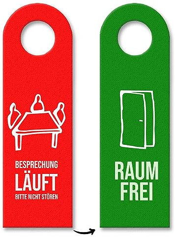 Besprechung läuft - Bitte nicht stören Türhänger