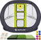 SAPLIZE Golf Chipping Net, with Foldable Hitting Mat,Practice Balls and Bamboo Tees for Indoor/Outdoor/Backyard Practice