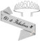 60. Geburtstags Tiara, 60 & Fabulous Geburtstags-Krone Schärpe Set, 60 geburtstag deko für 60. geburtstag frauen alles Gute zum 60. Geburtstagsgeschenk, Partyzubehör (Silber)