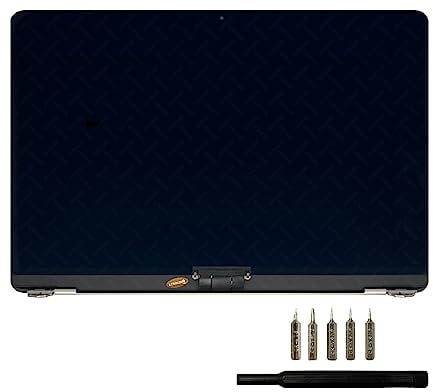 LCDOLED Ersatz für Mac14,2 MacBook Air 13,6 Zoll M2 2022 A2681 EMC 4074 13,6 Zoll 2560 x 1664 Full LCD Screen Complete Assembly (Midnight)