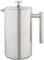 Stellar Double Wall Matt Stainless Steel Cafetiere – 1.4L Stainless Steel Insulated French Press Coffee Maker