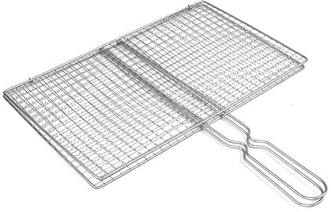 ROBAUN Barbecue Net Outdoor Camping Picknick Party BBQ Zubehör Antihaft-Edelstahl Grill Grillen Triple Steel Rack Nets Vis Tools