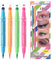 Eyeliner-Stift für Eyeliner, Eyeliner, langer Halt, doppelseitiger Eyeliner, 4 Farben, flüssiges Make-up in Herzform Imperme