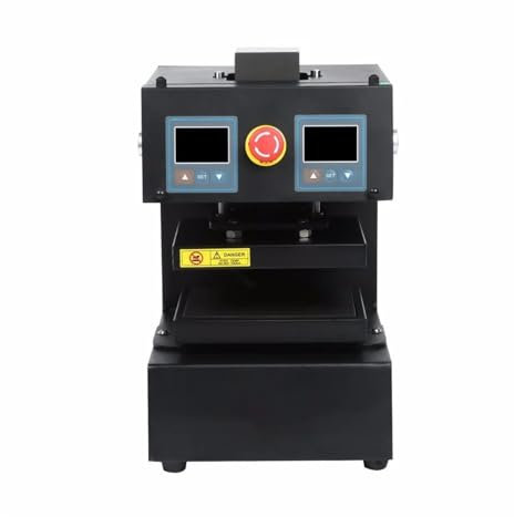 Prensa Termica, Máquina de colofonia de transferencia térmica 15*20cm Máquina de transferencia de calor pequeño equipo de calefacción superior e inferior de transferencia de calor para Camisetas, Taza