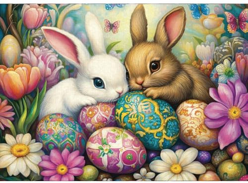 Jigsaw Puzzles for Adults 1000 Pieces Easter Egg Puzzles for 1000 Piece Impossible Puzzle for Adults Educational Games Gifts