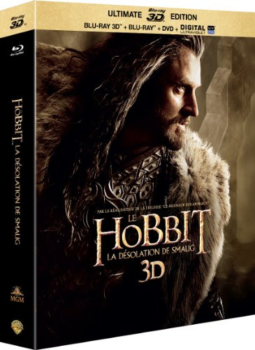 Le Hobbit - La désolation de Smaug - BLURAY 3D + 2D + DVD + DIGITAL HD Ultraviolet [Édition Ultimate - Blu-ray 3D + Blu-ray + DVD + copie digitale]
