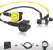 Mares Atemregler Komfort Sparset Rover 2S mit Oktopus, Atemreglertasche, Inflatorschlauch und Finimeter