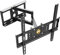 RICOO Soporte TV Pared Giratorio Inclinable Televisión 30-55 (76-140cm) S5144 Brazo articulado Televisor LED/LCD/Curvo VESA 200x200-400x400