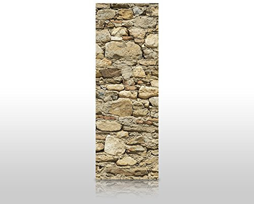 wandmotiv24 Duschrückwand Alte Steinmauer 70 x 200cm (B x H) - Acrylglas 4mm M0939