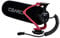 COMICA CVM-V30 LITE Microfono Video Supercardioide condensatore Microfono Videocamera microfono per Canon Nikon Sony Panasonic Camera/DSLR/smartphone (Rosso)