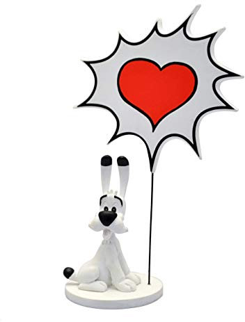 Plastoy SAS 131 - Idefix mit Sprechblase: Herz