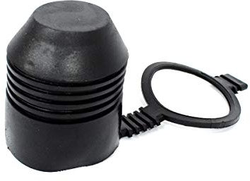 Promo Link - Tappo di protezione per gancio di traino in silicone, per auto, testa sferica, colore: Nero