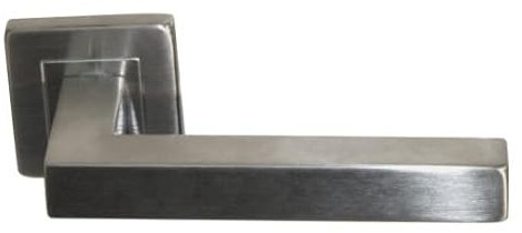 Paire de Poignées de Porte Carrées KLOSE besser Sur Rosaces Carrées Inox 304 NELLY - Sans rosaces de fonction