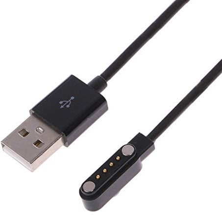 KERDEJAR Chargeur pour KW88 KW18 GT88 G3 Smartwatch USB 4 Broches câbles de Charge magnétiques