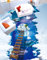Pvc-Bodenbelag-Rolle Pvc-Selbstklebende 3D Schneeinsel Delphin Rutschfeste Wasserdichte Foto Selbstklebende Boden Wandbild Aufkleber Tapete Wandbild Drucken Aufkleber,430X300Cm Dasserdichte Abnehmba