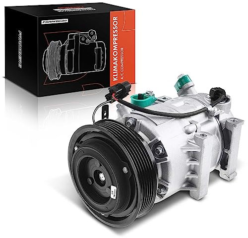 Frankberg Sistemi di condizionamento dell'aria Compressore aria condizionata con frizione Benzina Compatibile con iX35 EL ELH LM Sportage SL Tucson TL TLE 977012Y500, compreso l'olio preconfezionato