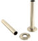 NRG Towel Rail Radiators Pipe and Collars 15mm Satin Nickel