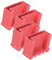 WOONEKY Thick Sturdy Ladder Foot Mitts Rubber Ladder Pads for Step Ladder Safety