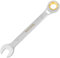 DAKCOS Fixed Head Ratchet Spanner 19mm Ratcheting Combination Wrench Chrome Vanadium Steel