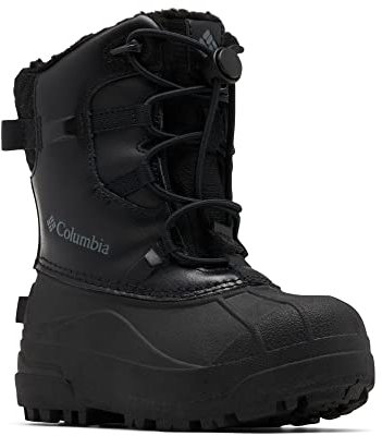 Columbia Bugaboot Celsius, Stivali da neve Unisex - bambini e ragazzi, Black/Graphite 2024 , 38 EU