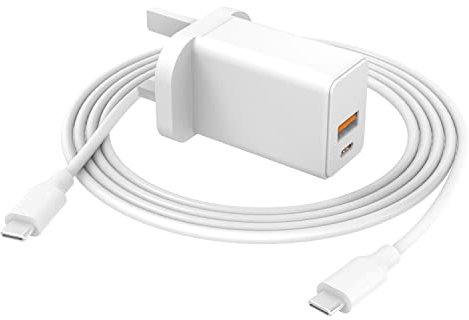 DEXPT 30W Fast Charger for iPad Pro M4 2024, 13 Inch 7th Gen A2926, 11 Inch 5th Gen A2837 with 1.8M USB-C Cable