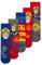 United Labels Feuerwehrmann Sam Socken für Jungen - Kinder Sneaker Kindersocken Söckchen (5er Pack) (DE/NL/SE/PL, Numerisch, 23, 26, Regular, Mehrfarbig)