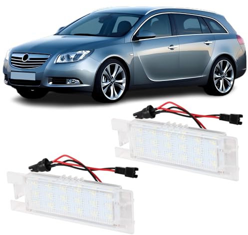 REINKO LED Kennzeichenbeleuchtung passt für Insignia A Sports Tourer/Country Tourer Vorfacelift Bj. bis 07.2013