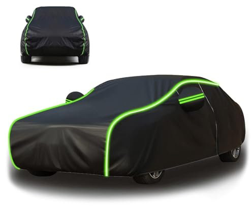 Autoabdeckung Wasserdicht Gemacht für Kia Sportage, Auto Abdeckplane, Autoplane, Autogarage Abdeckung, mit Reflektierenden Streifen z911lkbd352