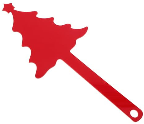 FUNOMOCYA Ersatz-briefkastenflagge Rote Acryl-hängeflagge Dekoration Gartendeko Weihnachten Saisonale Briefkastenschild Montage Zubehör