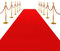 SK Studio Tapis de Passage Tapis de Piste d'Épaisseur avec 1 Bande de Tapis pour Mariage Noël Thanksgiving Accessoires de Plein Air, Tapis de Couloir Fête Mariage, Rouge, 1 x 10 m