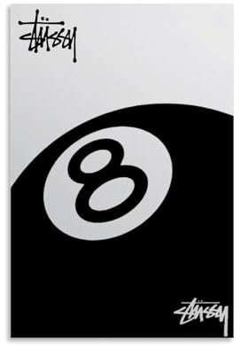 Hotoice Stussy-Poster, Musik, Vintage-Retro-Cover-Poster für Zimmer, ästhetische Leinwand, Wandkunst, Schlafzimmerdekoration, 30 x 45 cm