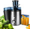 Centrifugal Juicer Machine, 400W Powerful Juicer Extractor for Whole Fruit and Vegetable, 2 Speed Settings, 65MM Large Feed Chute, Easy to Clean & BPA-Free