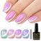 Shining She Gel Nail Polish Cat Eye Set, 4 Colours Green Pink Purple Blue Mermaid Gel Polish with Magnet Soak-Off UV/LED Nail Polish for Nail Art Salon DIY Home, 8 ML