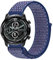 GIOPUEY Nylon Cinturini Compatibile con Ticwatch Pro 3, 22mm Traspirante Sport Loop Cinturino in Morbido Nylon Intrecciato, Donne Uomo - Blue