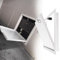 Trampilla Pladur Panel de Inspección de Fontanería con Función de Clic, Pestillo de Tapa de Tapa de Tapa de Inspección con Marco de Aluminio, Puerta de Servicio Interior/exterior Blanca(30x30cm/11.8x1