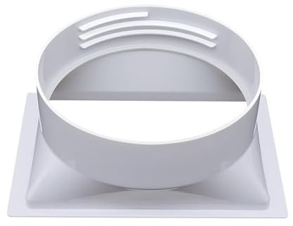 Schlauchverbinder für Klimaanlage, Fensteradapter für AC-Auspuff, 15 cm, Kupplungsverlängerung mit bidirektionalen Gewinden und Rohrstück für Fenster und D-Port