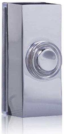 Byron Wired Bell Push Surface Mounted - Chrome