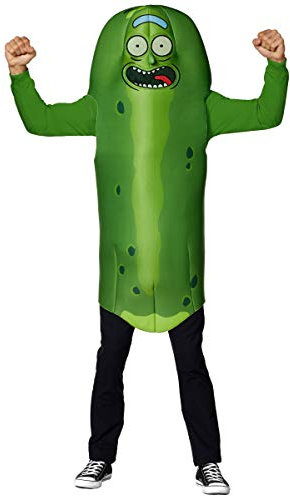 Spirit Halloween Pickle Rick Kostüm für Erwachsene, mehrfarbig, Mehrfarbig, Einheitsgr��e