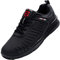 LARNMERN Chaussures de Sécurité Hommes Femme Imperméables Baskets de Sécurité Embout en Acier Réfléchissant Chaussure de Travail Légere Respirant(Noir B,44EU)