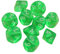 Polyhedral Dice Set, 10 Pack for DND, MTG, RPG, Dungeons and Dragons Dice Game, Table Games, Acrylic Dice
