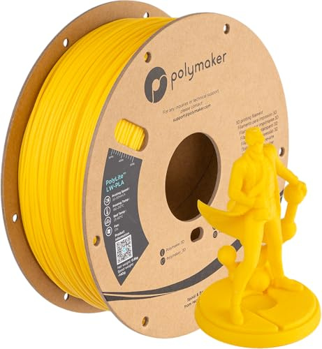 Polymaker PolyLite LW-PLA - 1.75mm - 800g - Gelb