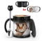 MUGKISS Tasse en céramique à changement de couleur avec motif de chat mignon, les amis, les amoureux des chats.