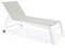 Yellow shop - Lettino prendisole alto con ruote Hilde colori Antracite - Bianco cloud - Coffee (Bianco Cloud)