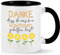 Joymaking Erzieherin Geschenk Kaffee Tasse Abschiedsgeschenk Kindergarten für Erzieher - mit Spruch Danke dass Du mir beim Wachsen geholfen hast - Dankeschön Kindergarten Abschiedsgeschenk