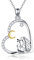 JERWLI Igel Halskette 925 Sterling Silber Igel Kette Schmuck Geschenk für Damen und Mädchen