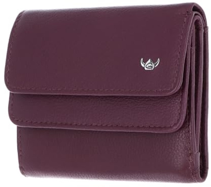 Golden Head Leder Geldbörse Madrid RFID Protect Überschlagbörse 1176 Aubergine dunkelviolett