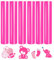Tintnut Heat Transfer Vinyl Rose Red Plotter Film Textile, Flex Film Plotter Textile, Pack of 6, 12 x 10 HTV